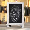 Flash Furniture Whitewashed Magnetic Tabletop/Hanging Chalkboard HFKHD-GDIS-CRE8-022315-GG